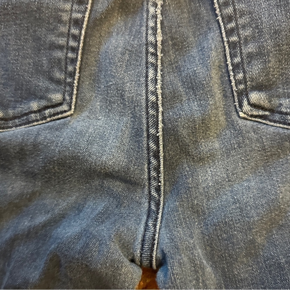 7 For All Mankind Womens Gwenevere High Waist Ankle Skinny Jean size 26 frayed - Picture 13 of 16